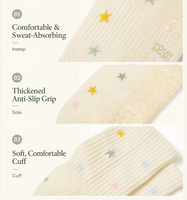 Chaussettes de yoga en coton tricoté personnalisées, antidérapantes, longueur mi-mollet, respirantes, pour usage quotidien, intérieur, sol, Pilates, entraînement décontracté