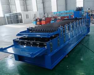 Roof Use Double Layer Roofing <b>Sheet</b> Roll Forming Machine Corrugated Trapezoidal Steel Roof <b>Tile</b> Making Machine Price - Product Image 3