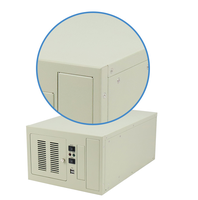 Casing PC Industri Toploong TOP2406 untuk Pemasangan di Dinding, 2 Slot HDD, Casing Server Komputer, Kotak Chassis, Kabinet dengan Kipas