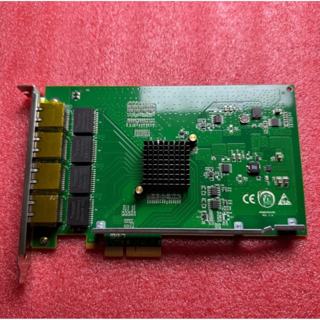 I350-T4 Quad Port Gigabit Ethernet PCI-E NIC PE2G4I35 PN 0T0YYG Server Network Card