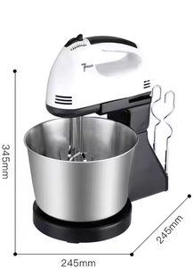 Mélangeur de cuisine électrique à 7 vitesses <span class=keywords><strong>batteur</strong></span> à oeufs <span class=keywords><strong>fouet</strong></span> mélangeur à gâteaux mélangeur de nourriture processeur mélangeur de pâte de table à main - Product Image 3