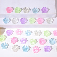 CHENXI Capsules à remplir, jouets en forme de patte de chat en gelée, en vrac, mini griffes à pincer, squishy, capsules de jouets décoratives de 25 mm et 32 mm, unisexe, pour les 8 ans et plus