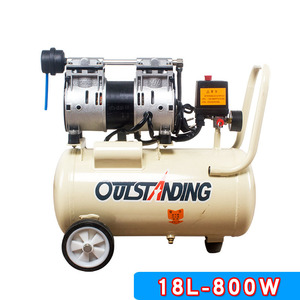 Petite pompe à air silencieuse sans huile à piston oscillant, très portable, 3,2 kW, 120 L, faible bruit, mobile, pour souffler la poussière - Product Image 2