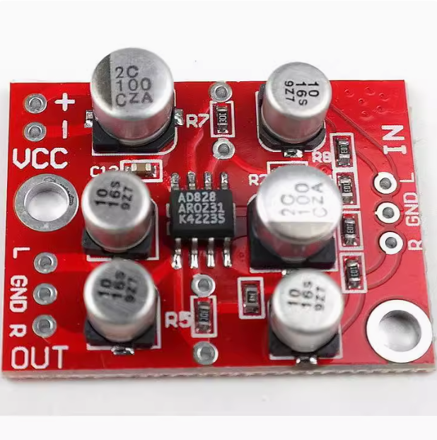 TZ AD828 op amp amplifier front stage audio amplifier module single power supply SUNLEPHANT