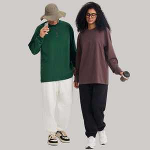 Camisetas Formales de Manga Corta Tejidas con Impresión Personalizada, 280g, Impresión en Serigrafía, Bordado, Patrón Sólido, Marca Propia - Product Image 2