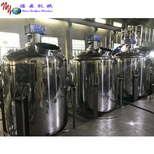 Công suất lớn mỹ phẩm homogenizer trộn tàu lò phản ứng hóa học với kích động điện hàng đầu - Product Image 4