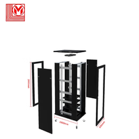 L'armoire réseau à grande échelle 42U est utilisée pour le support de serveur de porte hexagonale en maille dans le centre de données