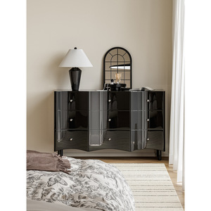 ตู้เก็บของกันความชื้นทรงสี่เหลี่ยมผืนผ้าแบบตั้งพื้น 9 ลิ้นชัก สีมัทฉะ สำหรับห้องนอน ห้องนั่งเล่น และทางเข้าบ้าน - Product Image 2