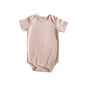Body de Bebé Unisex con Estampado de Transferencia Térmica y Logotipo Personalizado, Multicolor, de Seda de Leche Doble Pulida, sin Mangas, 180g, con Botones, para Verano - Product Image 1