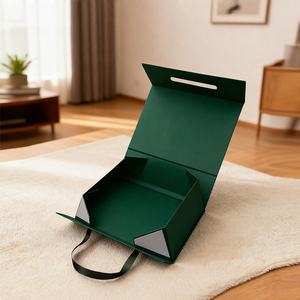 Caja Magnética de Lujo para Collar de Cristal <span class=keywords><strong>Swarovski</strong></span>, Empaque de Regalo de Joyería Personalizado con Bolsa con Cordón - Product Image 6