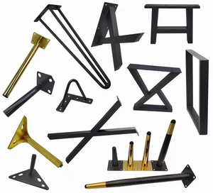 औद्योगिक आधुनिक शैली धातु लोहे के फर्नीचर पैर कॉफी टेबल कार्यालय के लिए कंप्यूटर डेस्क डाइनिंग पार्क पाउडर कोटिंग ओम रसोई - Product Image 6