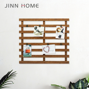 Rustieke Houten Wanddecor Multi-Foto <span class=keywords><strong>Display</strong></span> <span class=keywords><strong>Frame</strong></span> Met Eenvoudige Snelle Verandering Clips Uv En Zeefdruk Opties - Product Image 6