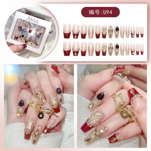 Faux ongles artificiels de haute qualité en gel souple, faits à la main, en gros, sur mesure, à presser - Product Image 6