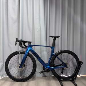 <span class=keywords><strong>Bicicleta</strong></span> de Carretera SHIMANU de 24 Velocidades, Fibra de Carbono, para Triatlón y Carreras, con Frenos de Disco Hidráulicos, Diseño Aerodinámico, 700C, para Adultos, Urbana - Product Image 6