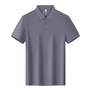 Polo Shirt Solid Color Polyester Moisture Wicking Daily Wear - Product Image 3