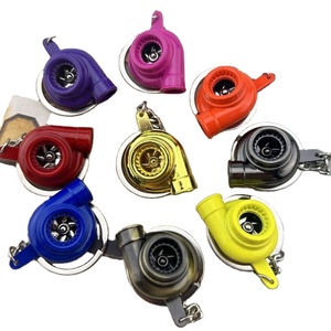 Custom Car Accessories Keychain - Turbo <b>Wheel</b> Piston Keyring for Automotive Enthusiasts & Collectors - Product Image 2