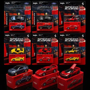 <span class=keywords><strong>Maisto</strong></span> Champion Ford Mustang 1:64, jouet en métal moulé sous pression, cadeau pour garçon et fille, collection Lambogkini, modèle Ferrari Racing, métallique 1/64, <span class=keywords><strong>voiture</strong></span> pour enfants - Product Image 1