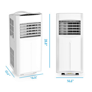 10,000 BTU 3-in-1 Floor <b>AC</b> <b>Unit</b> With 2 Fan Speeds Mobile Camping Office Standing Little Air Conditioner <b>Portable</b> for House - Product Image 1