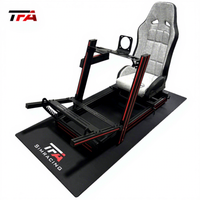 aluminium simulateur de cockpit de course siège voiture conduite simulateur de course jeu de cockpit simulateur de course