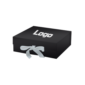 HENGXING Luxury Matte <b>Black</b> Magnetic Collapsible Rigid Cardboard Paper Shoe <b>Box</b> Large Folded Packaging Gift Custom <b>Box</b> for Gift - Product Image 4