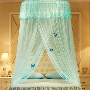 Mosquitera para adultos redonda cónica rosa púrpura, tienda portátil plegable 2024, nuevo diseño, mosquitera de poliéster 100% para cama - Product Image 5