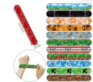 Pulseras Creativas <span class=keywords><strong>de</strong></span> <span class=keywords><strong>Pixel</strong></span> <span class=keywords><strong>Art</strong></span> <span class=keywords><strong>de</strong></span> Minecraft, Pulseras <span class=keywords><strong>de</strong></span> Juego <span class=keywords><strong>de</strong></span> Dibujos Animados para Niños, Decoración para Fiestas, Accesorios <span class=keywords><strong>de</strong></span> Ambiente Festivo - Product Image 6