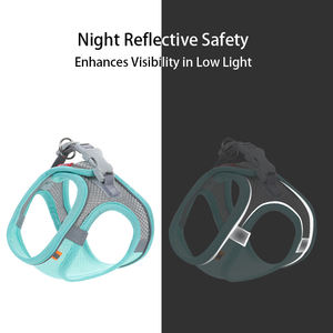 ペットハーネス通気性反射コットン猫と犬のための耐久性と環境に優しいファッションかわいいスタイル毎日の使用 - Product Image 2