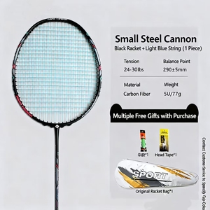 Guangyu Lightning Strike, raquette de <span class=keywords><strong>badminton</strong></span> légère en aluminium et fibre de carbone, haute qualité, durable, 5U, pour adultes, tissu - Product Image 2