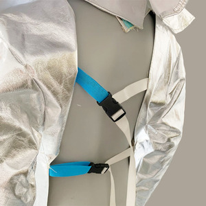 Traje de Protección Contra Incendios de Aluminio Resistente al Fuego, con Revestimiento de Aluminio, <span class=keywords><strong>para</strong></span> Soldadura y <span class=keywords><strong>Bomberos</strong></span> Industriales - Product Image 6