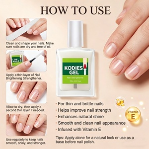 KODIES GEL - Fortalecedor de Uñas Herbal Ultimate, Reparador, Endurecedor, Tratamiento de Queratina para Uñas Dañadas - Product Image 3