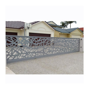 Valla Metálica de Corte Láser Personalizada con Patrón Opcional, Enrejado y Puertas de Aluminio para Jardín - Product Image 3
