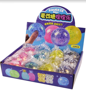 Pelota antiestrés de jarabe de malta, juguete superventas transfronterizo, juguete para desahogar, pelota elástica de rebote lento Aurora - Product Image 6