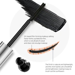 OEM Logo personalizzato senza olio 4D in fibra di seta Volume ciglia <span class=keywords><strong>allungamento</strong></span> trucco naturale biologico Vegan impermeabile Mascara Private Label - Product Image 4