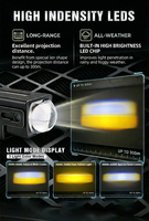 Feux de calandre laser matriciels pour voiture 3000K 6000K 22W, feux auxiliaires LED pour calandre, projecteurs de calandre