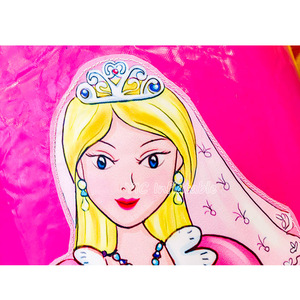 <span class=keywords><strong>Château</strong></span> <span class=keywords><strong>gonflable</strong></span> commercial rose Princesse avec toboggan intégré, idéal pour les fêtes en extérieur, les anniversaires de filles et la location événementielle - Product Image 6