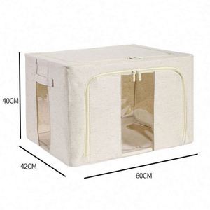 Foldable Home <b>Stool</b> Bedroom <b>Storage</b> Box Modern Design Furniture Bedroom <b>Storage</b> Ottoman Modern Fabric Furniture Modern Bedroom - Product Image 1