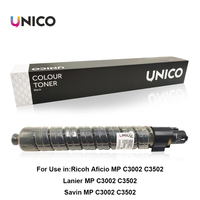 Cartouche de toner UNICO pour imprimante laser Lanier Savin MP C3002 C3502