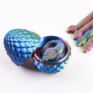 Figura de Juguete Creativa y Moderna de Huevo de Serpiente Impresa en 3D con Articulaciones de PLA para Niños, Animales y Dinosaurios, Edades 4+ - Product Image 5