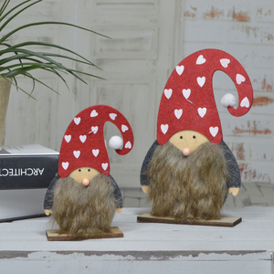 Fatti a mano di Festa <span class=keywords><strong>Feltro</strong></span> Di Natale Gnome Regali Nordic decorazione della Casa Tavolo elf Figurine - Product Image 5