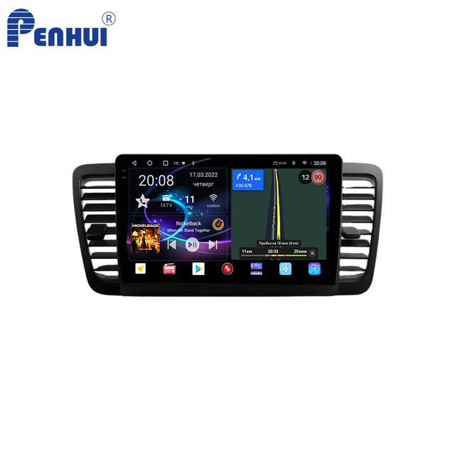 Penhui Android Car DVD  Player for Subaru Outback 3 Legacy 4 2003 - 2009 Radio GPS Navigation Audio Video CarPlay DSP