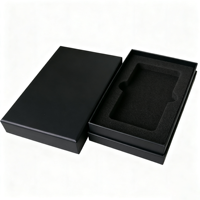 Boîte d'emballage de luxe pour batterie externe, accessoires électroniques intelligents pour téléphones portables, coffret cadeau pour batteries externes, boîte rigide avec insert en mousse