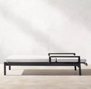เก้าอี้อาบแดดอลูมิเนียมสำหรับกลางแจ้ง ลดราคาพิเศษ พร้อมเบาะรองนั่ง - Product Image 5
