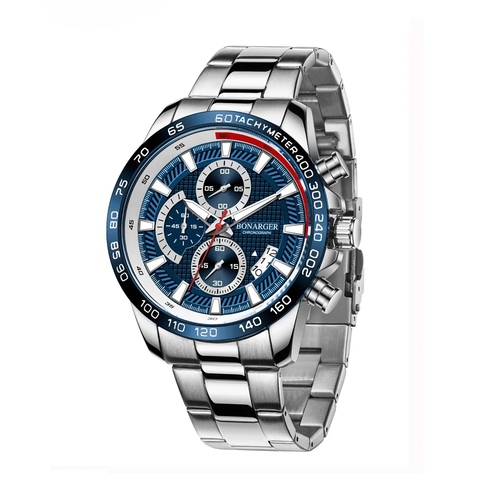 Luxury Watch Business Multi function Chronograph Men Wrist Watch Creative Sport Waterproof watch