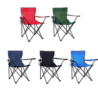 Fauteuil pliant portable d'extérieur en tissu Oxford et métal pour la pêche, la plage, le camping, les pique-niques, chaise de plage pliable, mobilier d'extérieur