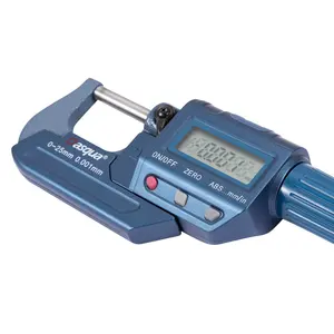 DASQUA 0-25mm 0-1 ''Mikrometer Exterieur 25-50mm 50-75mm Fuera Mikrometer 1-2'' 2-3 ''Zoll Digital Außen mikrometer Messtechnik