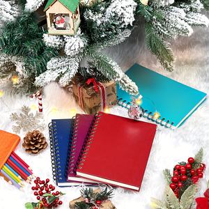 12pcs Hardcover Notebook Spiral Journals, College Ruled, 100GSM <b>Thick</b> <b>Paper</b>, Assorted Jewel Tone Colors, 160 Pages For Students - Product Image 2