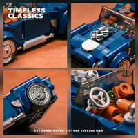PB PB8818 Nuevo Modelo de Contenedor Azul MOC, Coche de Juguete Educativo para Ensamblar, Ladrillos de Construcción DIY, Regalos para Niños, Sets de Bloques de Construcción