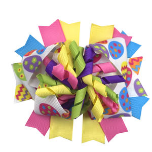 Venta al por Mayor de Lazos para <span class=keywords><strong>el</strong></span> Cabello con Diseño de Conejito de Pascua, Lazos de Huevo de Pascua, Accesorios para <span class=keywords><strong>el</strong></span> Cabello de Niños - Product Image 2