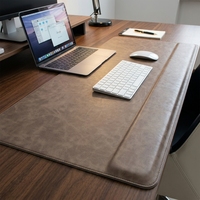 Repose-poignet pour souris et tapis de bureau, tapis de souris et tapis de bureau extra-longs avec repose-poignet