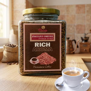 CAFÉ INSTANTÁNEO Liofilizado de Vietnam, Aceptamos OEM, Frasco de 100g, Cafeína, Café Negro Molido, a Granel para Exportación, Buen Precio de Fábrica - Product Image 6